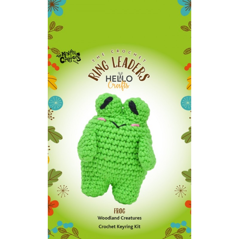 The Knitty Critters Keyring Frog The Knitty Critters Keyring Frog