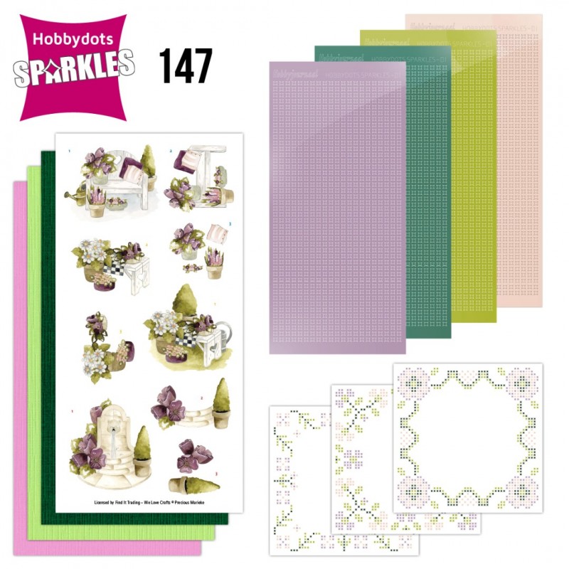 Sparkles 147 - Precious Marieke - Flowers on a Bench Sparkles 147 - Precious Marieke - Flowers on a Bench