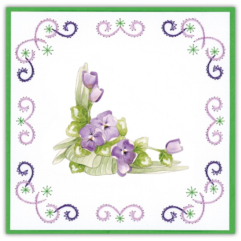 Stitch and Do 255 - Precious Marieke - Purple Blossom