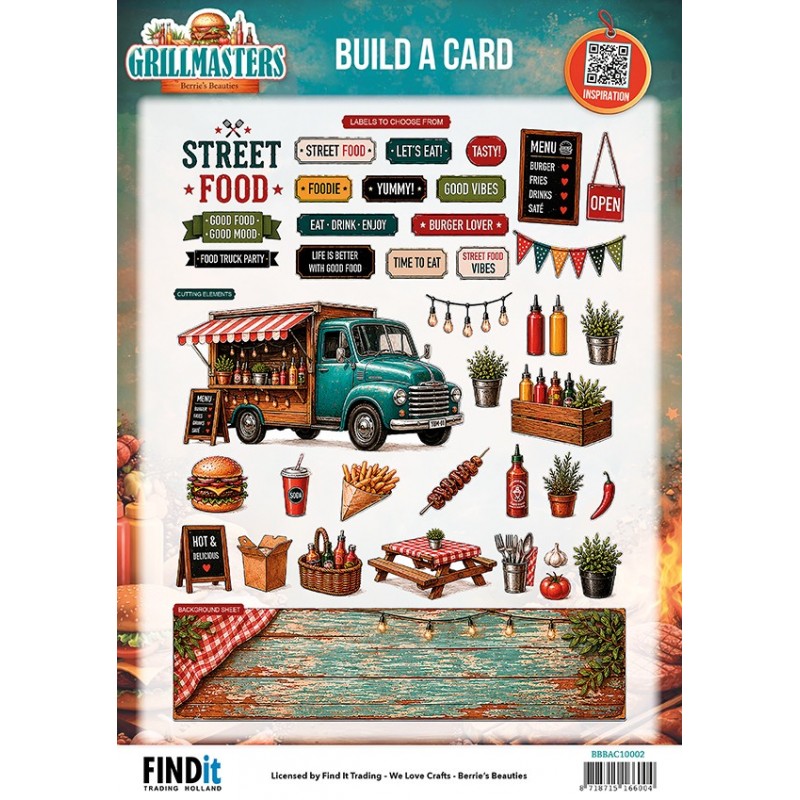 Berrie's Beauties- Build A Card - Grillmasters - Street Food Berrie's Beauties- Build A Card - Grillmasters - Street Food