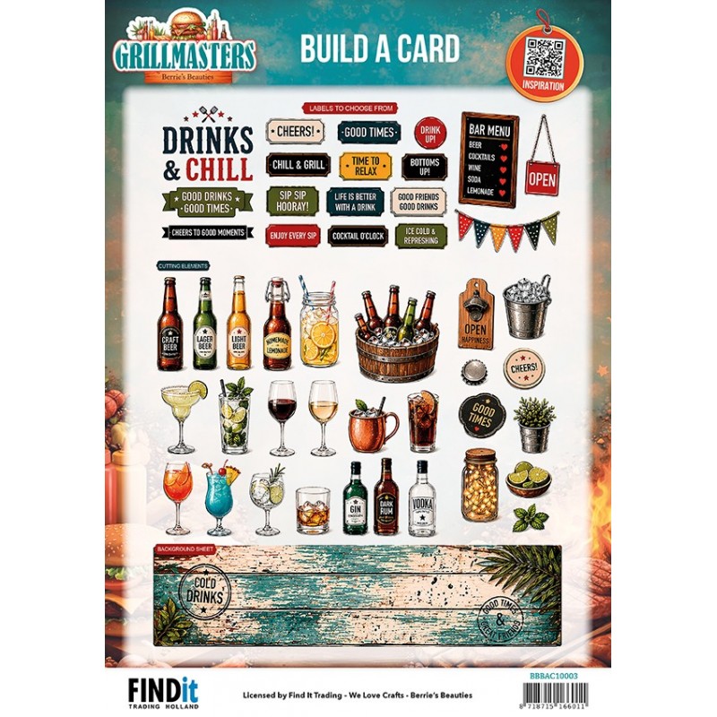 Berrie's Beauties- Build A Card - Grillmasters - Drink's & Chill Berrie's Beauties- Build A Card - Grillmasters - Drink's & Chill