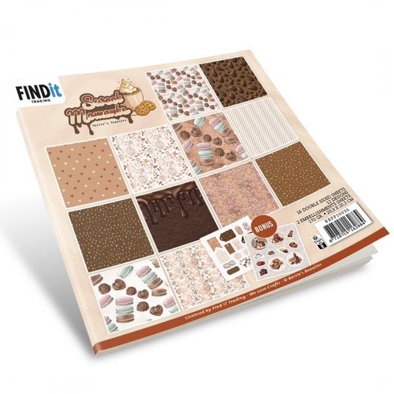 Paperpack - Berries Beauties - Sweet Moments 20 x 20 cm