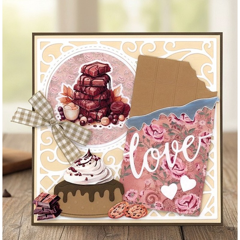 Linen Cardstock Pack - Berries Beauties - Sweet Moments - A4