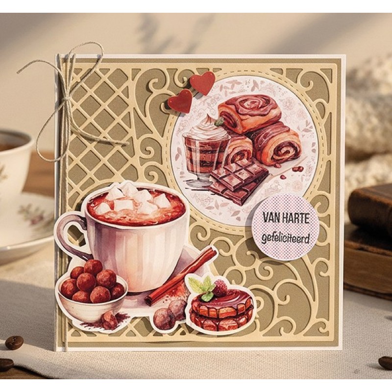 Linen Cardstock Pack - Berries Beauties - Sweet Moments - A4