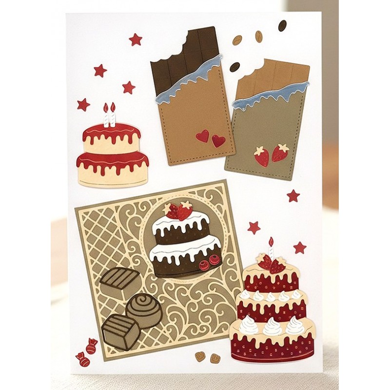 Cutting Sheet - Berries Beauties - Sweet Moments - Small Elements