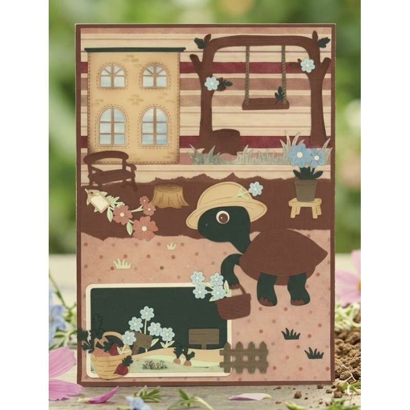 Dies - Berries Beauties - Cute Animals - House Front