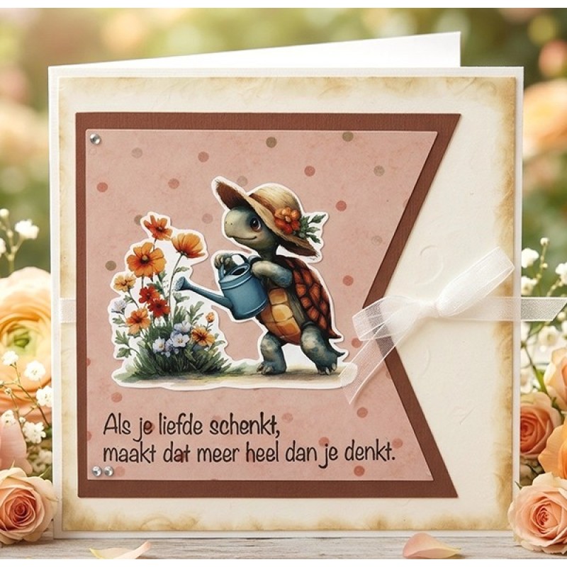 Paperpack - Berries Beauties - Cute Animals 20 x 20 cm