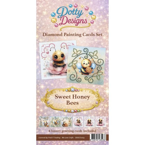 Dotty Design - Diamond Card Set - Sweet Honey Bees