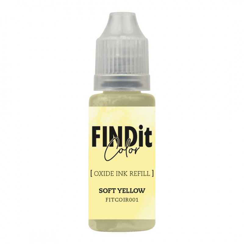 FindIt Color Oxide Ink Refill – Soft Yellow