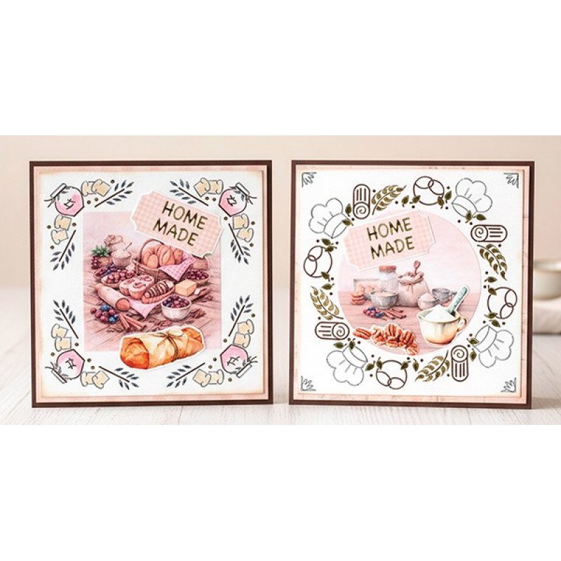 Linen Cardstock Pack - Berries Beauties - Homestead Bakery - A4