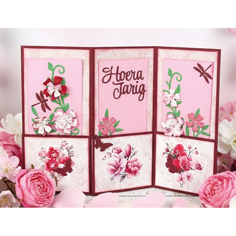 Paperpack - Berries Beauties - Floral Elegance 20 x 20 cm