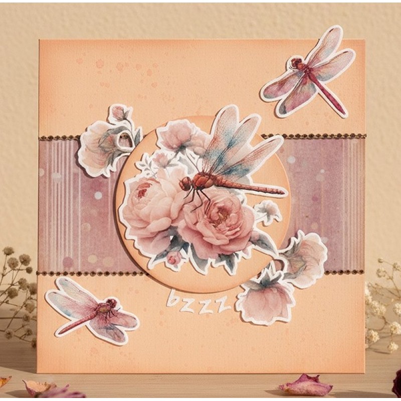 Paperpack - Berries Beauties - Dragonflies 20 x 20 cm