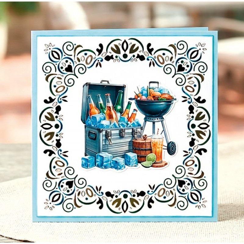 3D Cutting Sheet - Berries Beauties - Grillmasters - BBQ & Brews