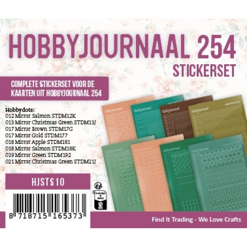 Stickerset Hobbyjournaal 254