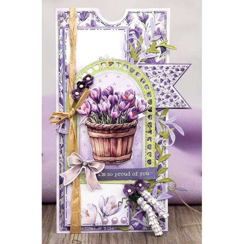 3D Cutting Sheet - Berries Beauties - First Blossoms - Crocus Charm